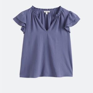 Nine BrittonDebbie Flutter Sleeve Blouse